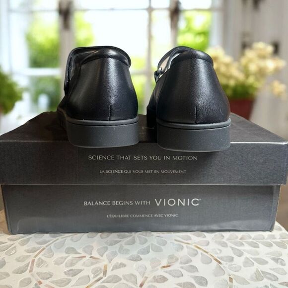 Vionic Uptown Leather Mary Jane Flats Comfort Shoes Women’s Size 11 W New in Box - Picture 11 of 14
